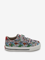 Marvel Avengers Grey Standard Fit (F) Strap Touch Fastening Shoes - Image 1 of 4