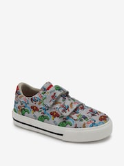 Marvel Avengers Grey Standard Fit (F) Strap Touch Fastening Shoes - Image 2 of 4