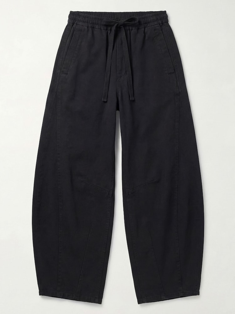 Hush Black Rina Pull On Barrel Leg Trousers - Image 5 of 5
