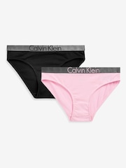 Calvin Klein Black Girls Underwears 2 Pack - Image 1 of 3