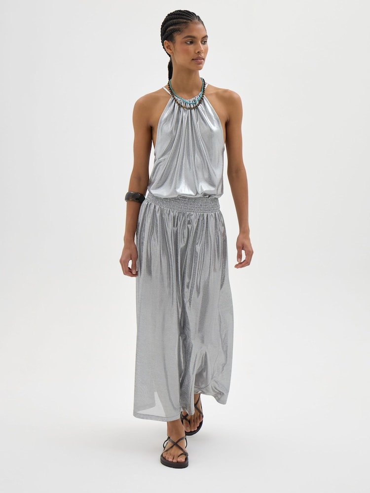 Hush Silver Halter Neck Top - Image 2 of 6