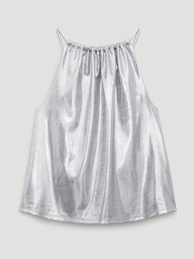 Hush Silver Halter Neck Top - Image 6 of 6