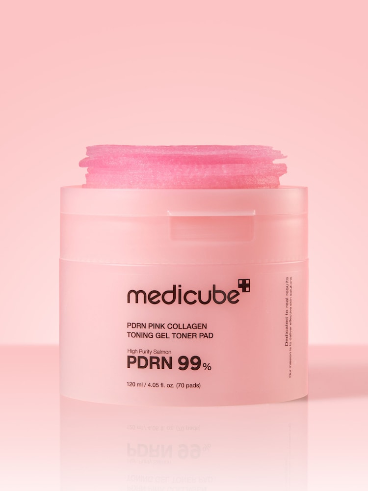 Medicube PDRN Pink Collagen Toning Gel Toners Pad 120ml 70 - Image 2 of 13