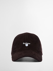 Barbour® Brown Preston Cord Cap - Image 1 of 9