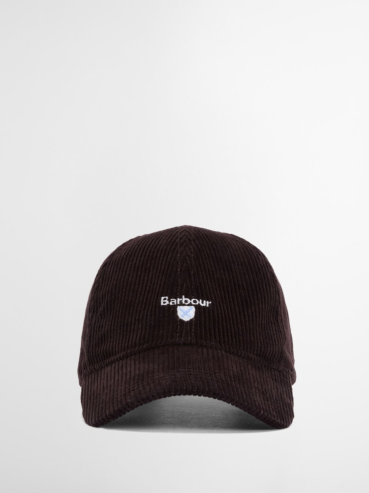 Barbour® Brown Preston Cord Cap - Image 1 of 9 Barbour® Brown Preston Cord Cap - Image 1 of 9