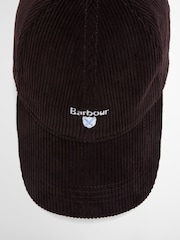 Barbour® Brown Preston Cord Cap - Image 7 of 9