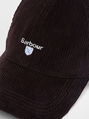 Barbour® Brown Preston Cord Cap - Image 8 of 9