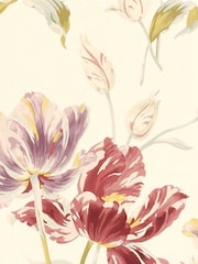 Laura Ashley Cranberry Red Garden Wilton Lounging Sofa in Gosford Cranberry Cushions - Image 4 of 4