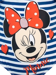 Character Blue Girls Disney Minnie Mouse Licensing Swimsuit - Image 2 of 6