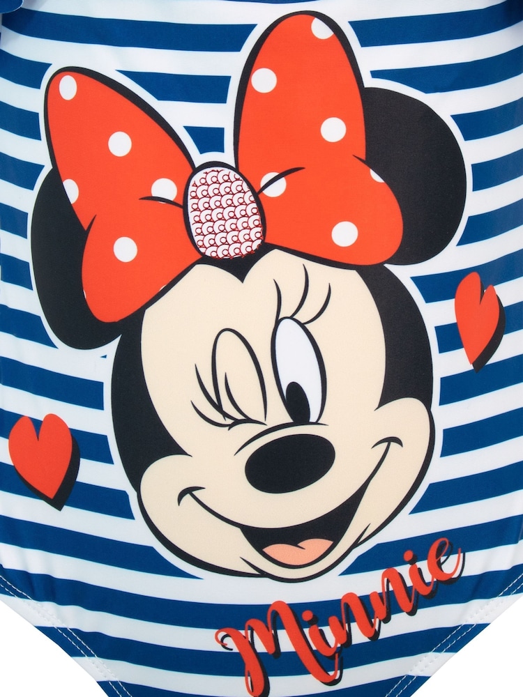 Character Blue Girls Disney Minnie Mouse Licensing Swimsuit - Image 2 of 6