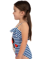 Character Blue Girls Disney Minnie Mouse Licensing Swimsuit - Image 5 of 6