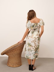White Palm Tree Print - Image 2 of 6