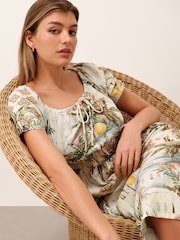 White Palm Tree Print - Image 3 of 6