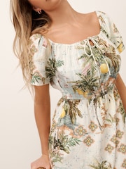 White Palm Tree Print - Image 4 of 6