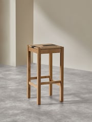 MADE.COM Solid Ash Eden Woven Bar Stool - Image 2 of 3