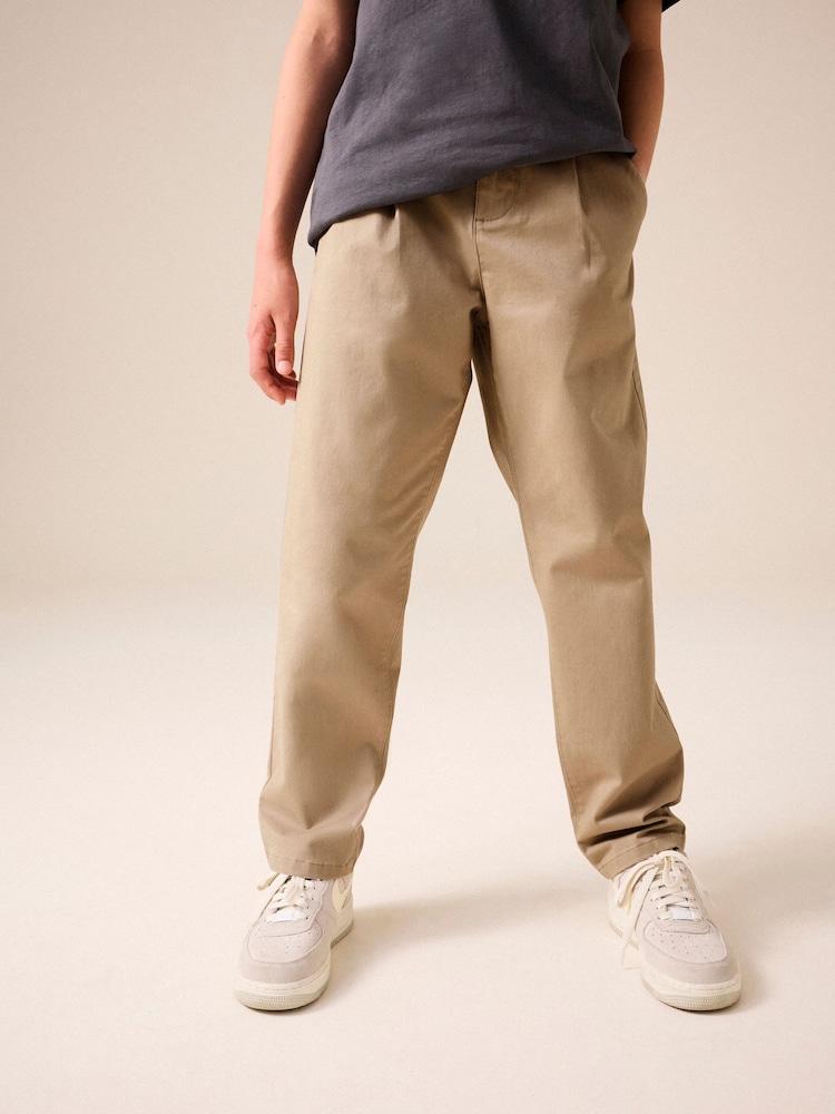 Tan Brown Utility Chino Trousers (3-16yrs) - Image 1 of 7 Tan Brown Utility Chino Trousers (3-16yrs) - Image 1 of 7