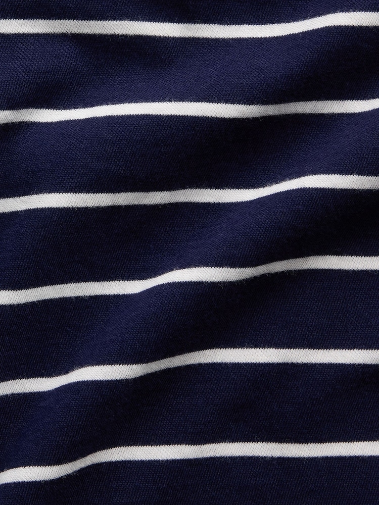 Gap Navy Stripe VintageSoft Short Sleeve T-Shirt - Image 4 of 4