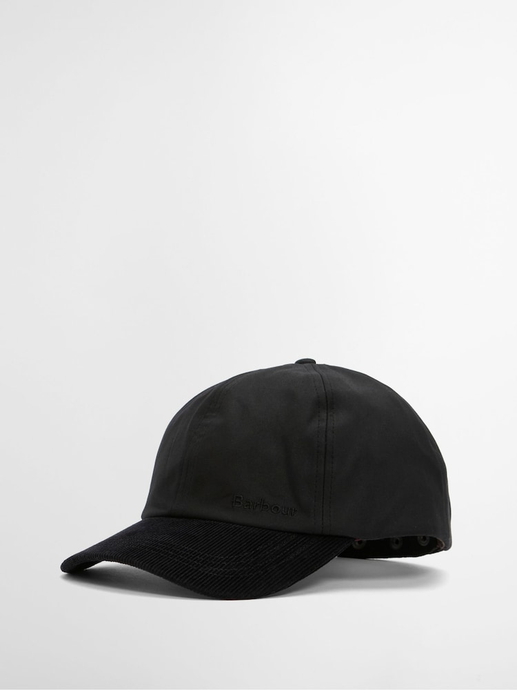 Barbour International Black Ashby Wax Cap - Image 1 of 4 Barbour International Black Ashby Wax Cap - Image 1 of 4