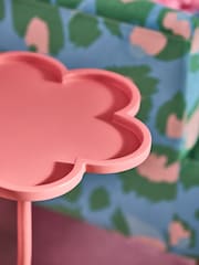 Eleanor Bowmer Pink Flower Side Table - Image 2 of 4