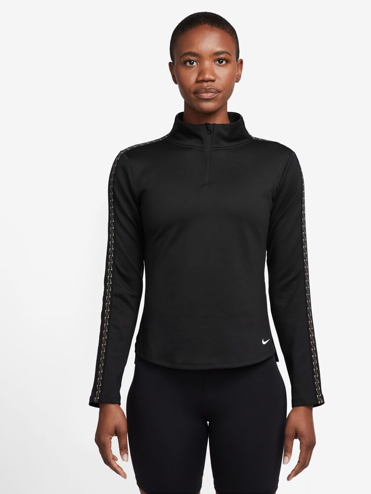 Nike Black Therma-FIT One Half-Zip Top - Image 1 of 3