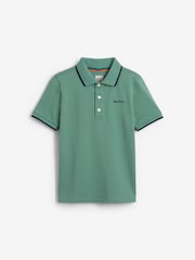 Paul Smith Junior Boys Short Sleeve Signature 100% Cotton Polo Shirt - Image 1 of 4