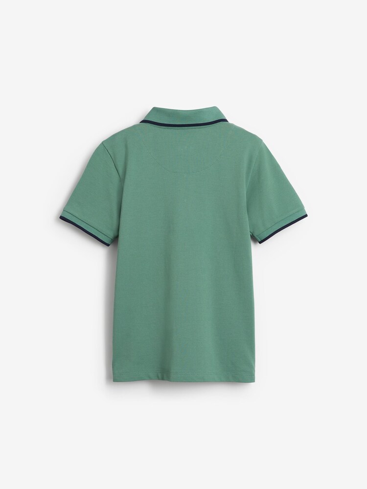 Paul Smith Junior Boys Short Sleeve Signature 100% Cotton Polo Shirt - Image 2 of 4