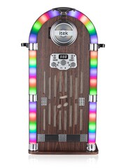 iTek Brown Floorstanding Karaoke Jukebox - Image 1 of 7