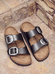 Birkenstock Black Arizona Birko-Flor Graceful Big Buckle Sandals - Image 1 of 4