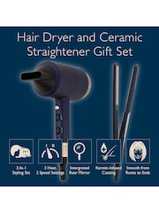 Carmen Blue Gift Hair Dryer & Straightener Set - Image 2 of 8