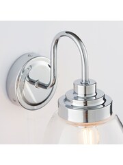 Gallery Home Silver Saul Wall Light - Image 3 of 5