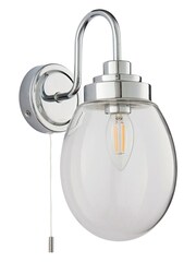 Gallery Home Silver Saul Wall Light - Image 5 of 5