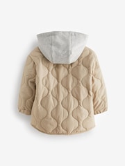 Neutral Quilted Jacket (3mths-7yrs) - Image 8 of 10