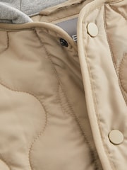 Neutral Quilted Jacket (3mths-7yrs) - Image 9 of 10