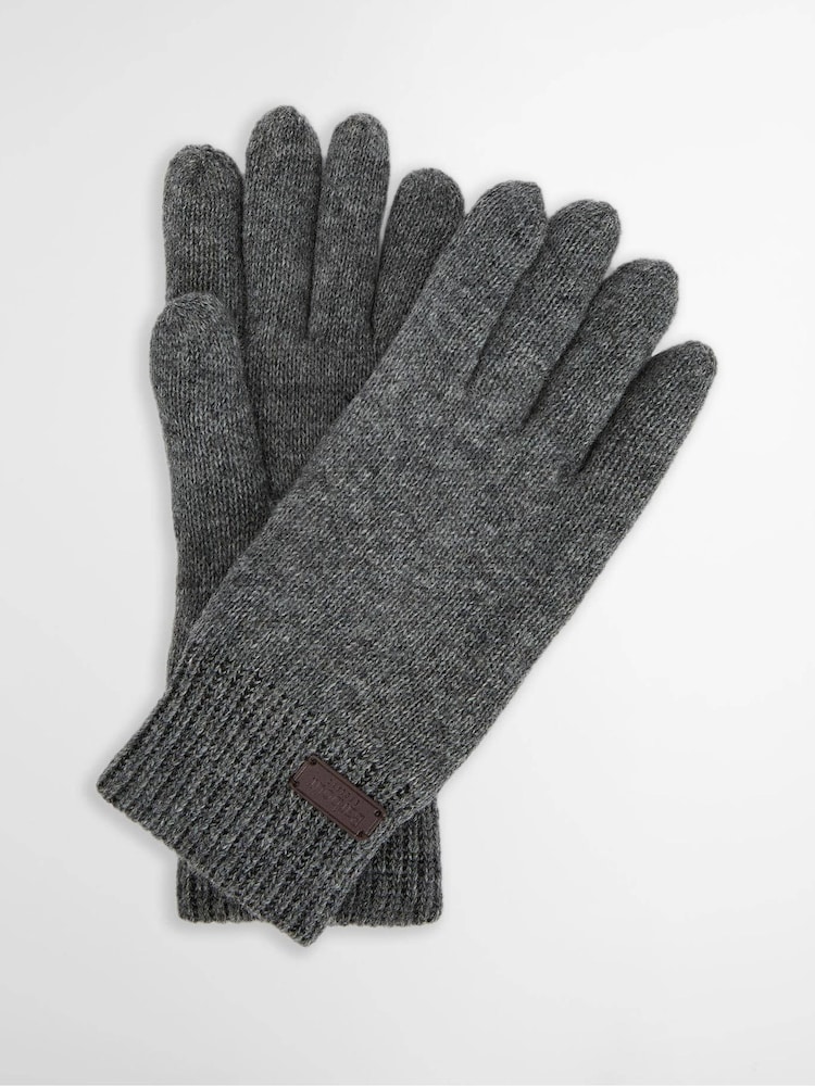 Barbour International Grey Carlton Gloves - Image 1 of 2 Barbour International Grey Carlton Gloves - Image 1 of 2