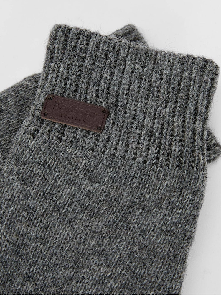 Barbour International Grey Carlton Gloves - Image 2 of 2 Barbour International Grey Carlton Gloves - Image 2 of 2