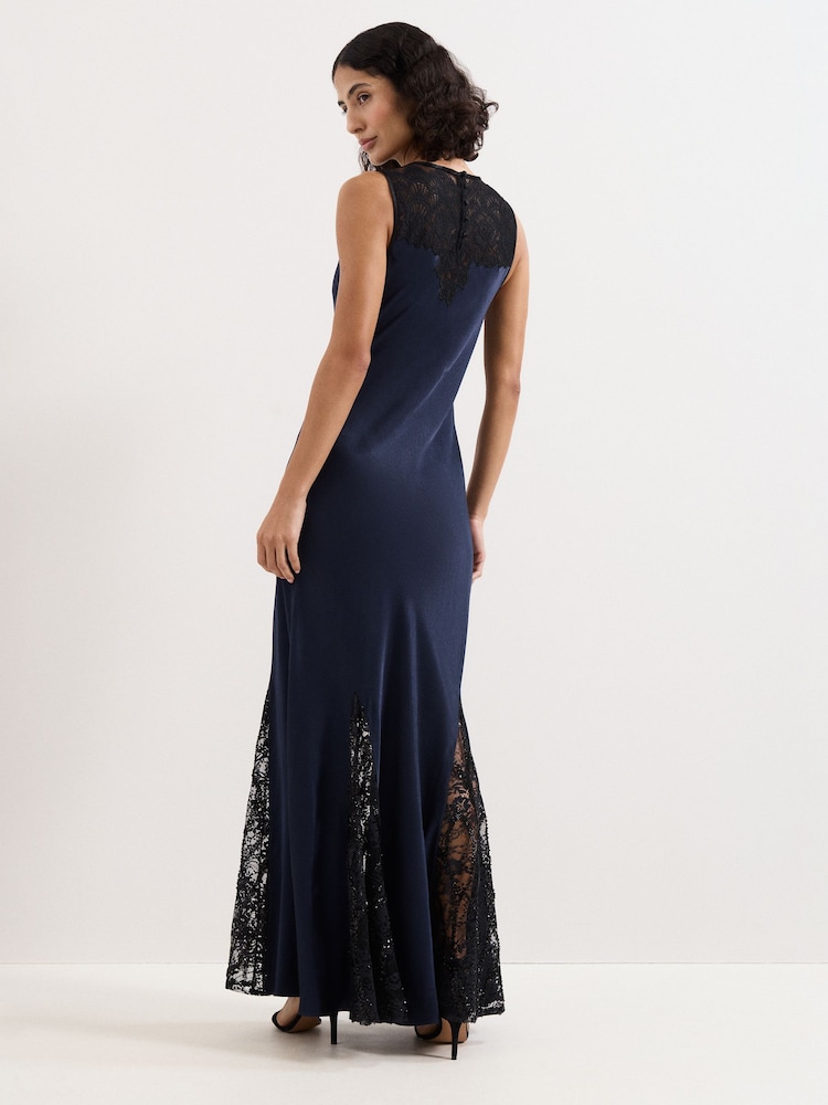 Phase Eight Blue Bridget Maxi Dress - Image 2 of 7 Phase Eight Blue Bridget Maxi Dress - Image 2 of 7