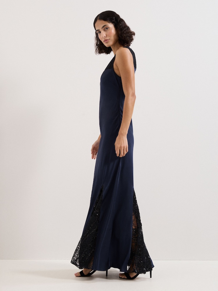 Phase Eight Blue Bridget Maxi Dress - Image 7 of 7 Phase Eight Blue Bridget Maxi Dress - Image 7 of 7