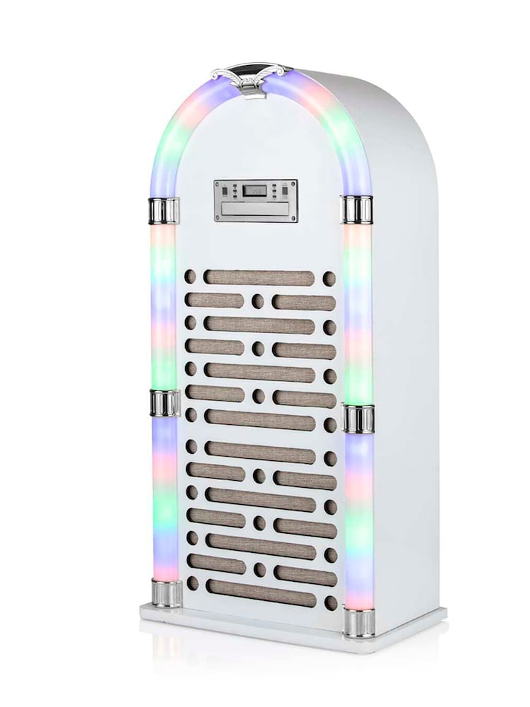 iTek White Bluetooth Jukebox with CD - Image 1 of 5