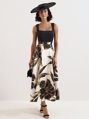 Phase Eight Black Petite Delie Dress - Image 1 of 7