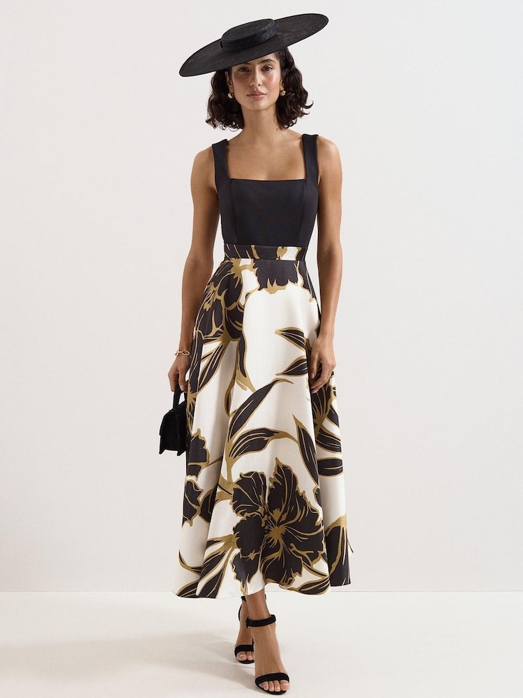 Phase Eight Black Petite Delie Dress - Image 1 of 7 Phase Eight Black Petite Delie Dress - Image 1 of 7