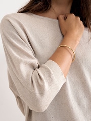 Phase Eight Cream Sequin Cristine Knit Jumper - Image 4 of 7