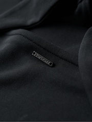 Superdry Black Jersey Open Back Dress - Image 8 of 9