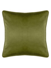 Evans Lichfield Green Chatsworth Topiary Country Floral Piped Cushion - Image 3 of 5