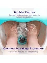 Carmen White Spa Temp Control Foot Spa - Image 5 of 7
