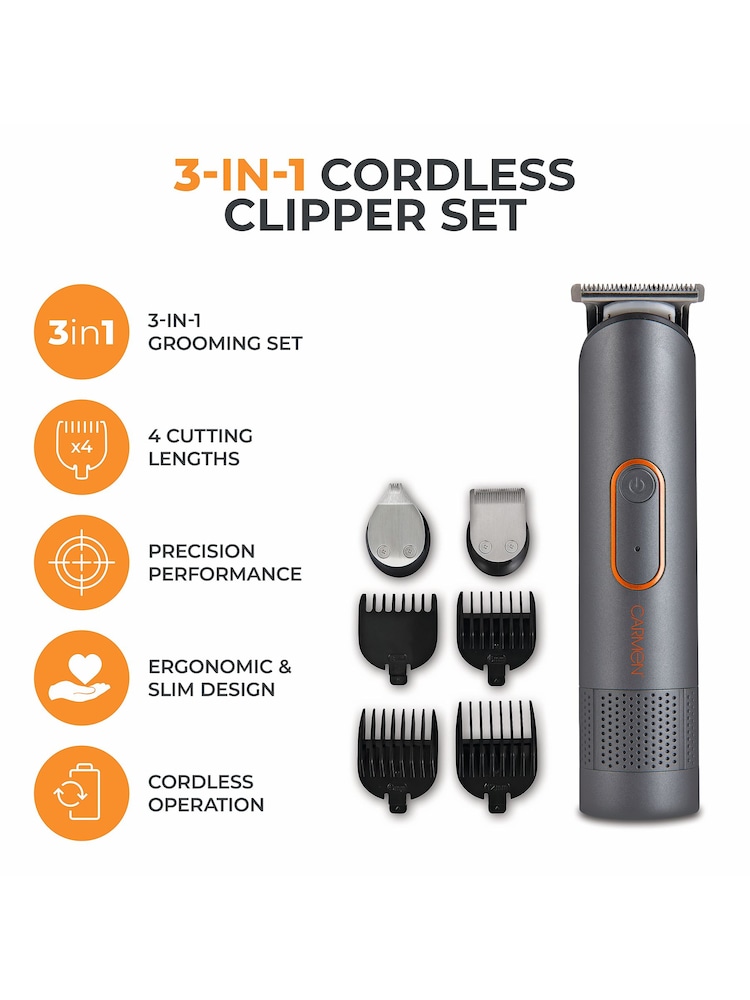 Carmen Orange Titan Hair Clipper Set - Image 2 of 8