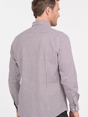Barbour® Red Padshaw Gingham Check 100% Cotton Shirt - Image 2 of 4