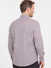 Barbour® Red Padshaw Gingham Check 100% Cotton Shirt - Image 3 of 4