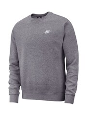 Nike Charcoal Club Crew Sweatshirt - Image 15 of 15