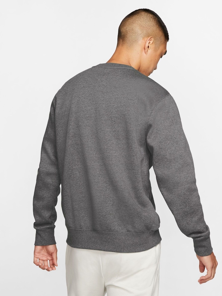 Nike Charcoal Club Crew Sweatshirt - Image 2 of 15