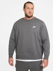 Nike Charcoal Club Crew Sweatshirt - Image 5 of 15